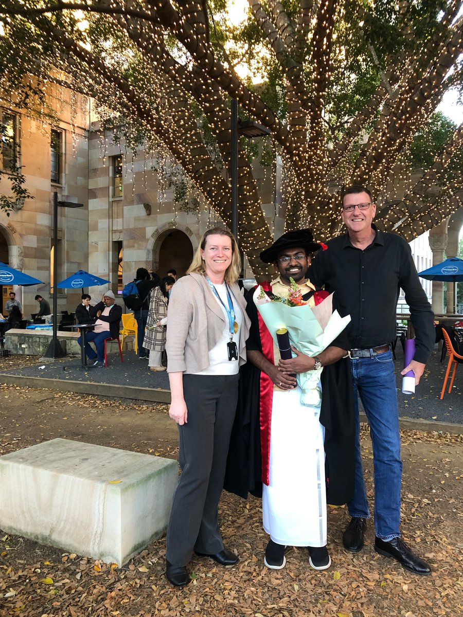 CBI_ITTC's tweet photo. Congratulations Dr Sanda Sowah, Dr Sathish Nadar, and Dr Michael McDonald on their graduations!! @Martina10140613 and Gary Shooter supporting them on their big day. #phddone https://t.co/qKN7SoKCxo