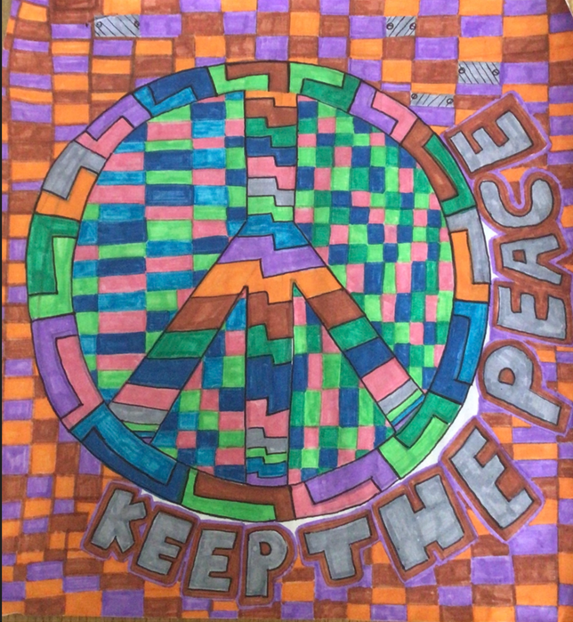 HMPSwinfenHall's tweet photo. Last week we celebrated the second Peace Week celebration. Competitions were run and below is the winner of the design of the Peace logo by a prisoner. A number of events occurred during the week including guest speakers who spoke of lived experience of crime and life in prison. https://t.co/cdesFx9DbA
