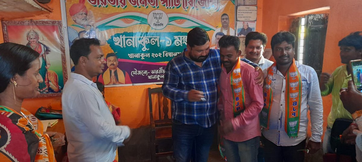 BimanGhoshBJP's tweet photo. আজ সকালে পুরশুড়া বিধানসভার অন্তর্গত চারটি পঞ্চায়েতের সব জয়ী প্রার্থীদের সম্বোর্ধনা দিলাম। https://t.co/P05g0p8cAc