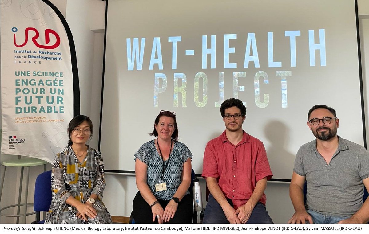 #Leptospirosis #Melioidosis
📷Screening of the film "Wat-Health: Water and Health risks in Cambodia" on July 11 at <a href="/ird_fr/">IRD.fr</a>,  Montpellier
To find out more about this project:
wat-health.com
<a href="/umr_geau/">UMR G-EAU</a> ,<a href="/MIVEGEC/">MIVEGEC</a>, <a href="/UmrEspaceDev/">UMR Espace-Dev</a>, <a href="/PasteurCambodia/">Institut Pasteur du Cambodge</a>, <a href="/FranceCambodge/">France au Cambodge 🇨🇵🇪🇺</a> and more...