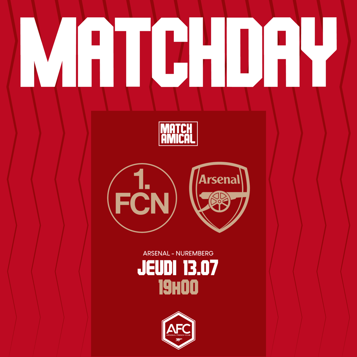 Fanion Arsenal Londres – 2 Variantes – Rouge Et Blanc – Occasion