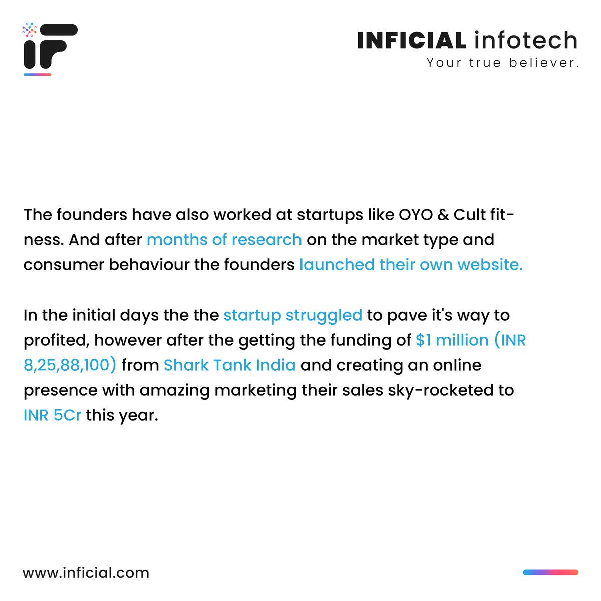 inficial's tweet photo. The story of India's first online D2C oral care brand, Perfora.
Let us know in the comments which startups you want to know about.
.
.
.
.
.
.
.
#oralhealth #dental #businessstory #dentalcare #perfora #smile #hygiene #dentalhygiene #business #webdevelopment #digitalmarketing https://t.co/LCqsk5OHrl