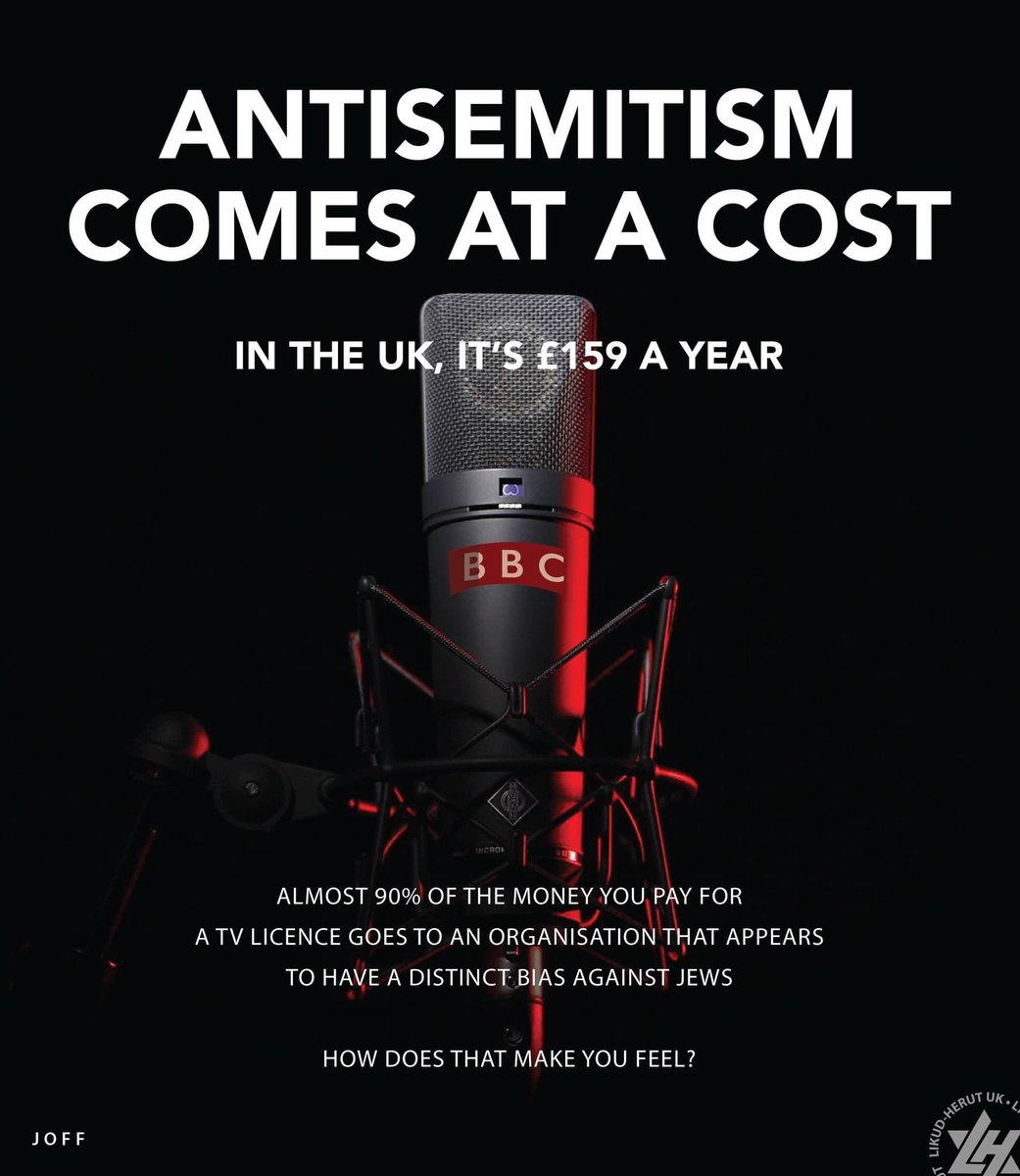 What concerns us far more than the current #BBCScandal is the corporation's stance when reporting on anything vaguely related to #Israel, as amply demonstrated by a news anchor recently asking Naftali Bennett if Israeli troops were 'happy to kill children'.
#antisemitism #BBC