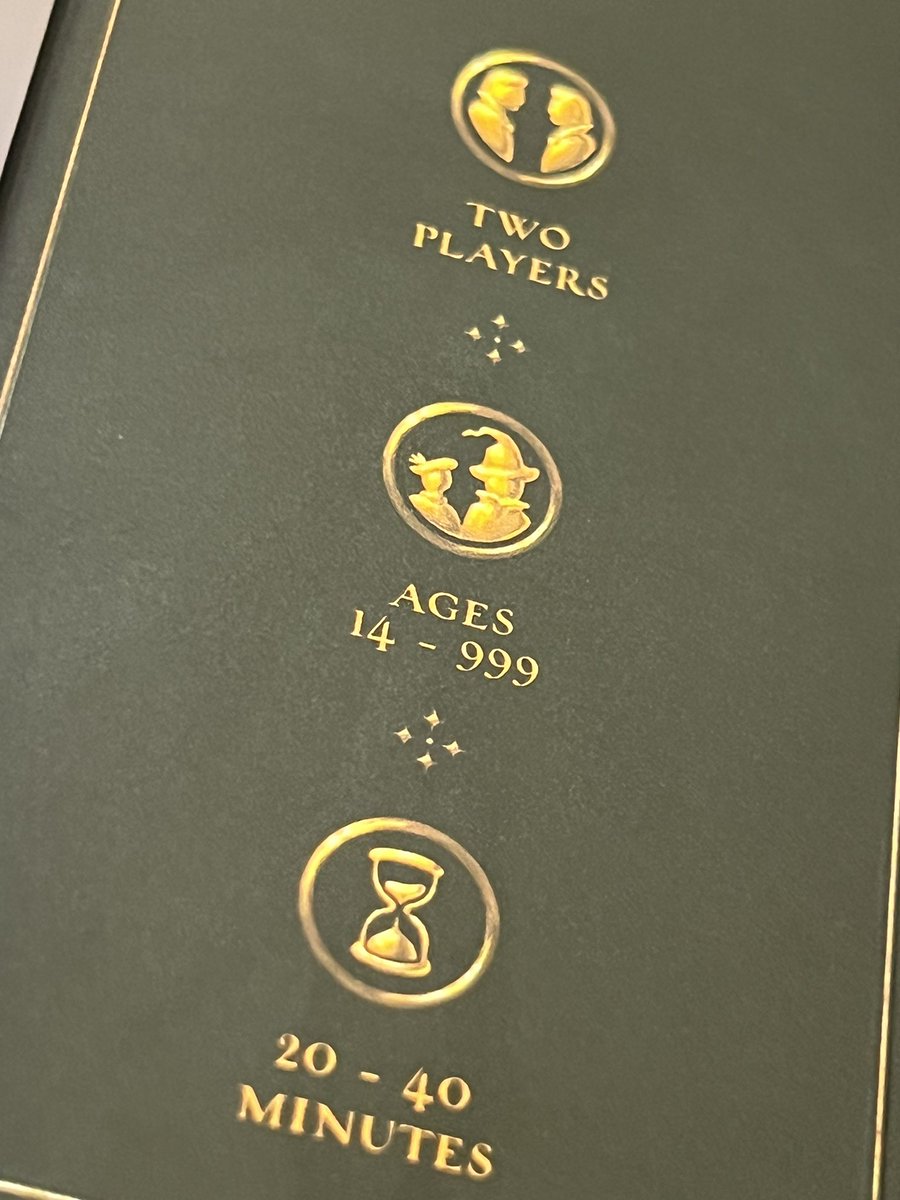 Wizards of the Grimoire from <a href="/WizardsOTG/">WizardsOfTheGrimoire</a> arrived today! I picked it up immediately after watching gameplay from <a href="/beforeyouplay_/">Monique M. / Before You Play 😴</a> :) 

Love that age range listing!