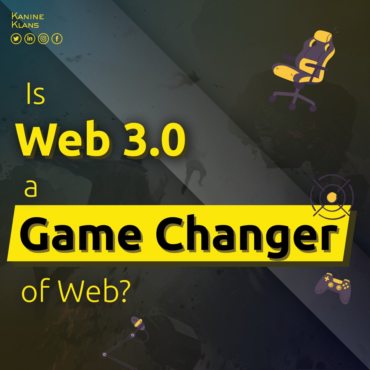 KanineKlans's tweet image. #Web3: #Gamechanger of WEB?
“Web 3.0 is about creating a more immersive and #interactiveweb, where users can engage with content in new and dynamic ways”, #MarkZuckerberg @finkd  , CEO of #Facebook
Perfectly captures the #GameFirevolution
Follow @kanineklans
#kanineklans #GameFi
