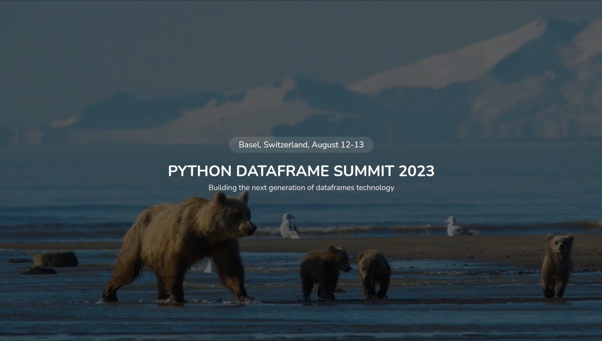 pandas_dev's tweet image. Many of our maintainers will be joining the #PythonDataFrameSummit2023.
If your company wants to attend and discuss the future of dataframes with them and others, consider making a financial contribution to #pandas or any of the participating projects.
df-summit-23.pydata.org
