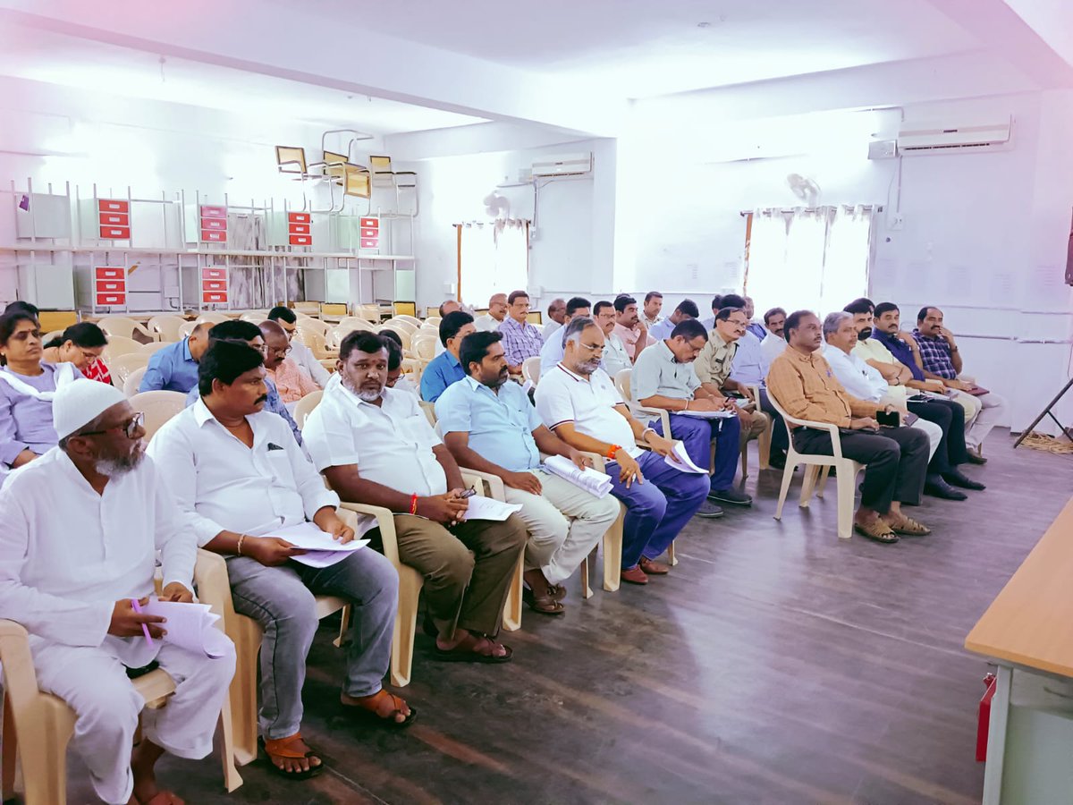 District ElectionOfficer &Collector, Suryapet,Election Meeting with Superintendent of Police,Suryapet, RDOs,Constituency Tahsildar and Representative of All Recognized National and State Political parties on Rationalization of polling stations and Revised SSR,2023.@CEO_Telangana