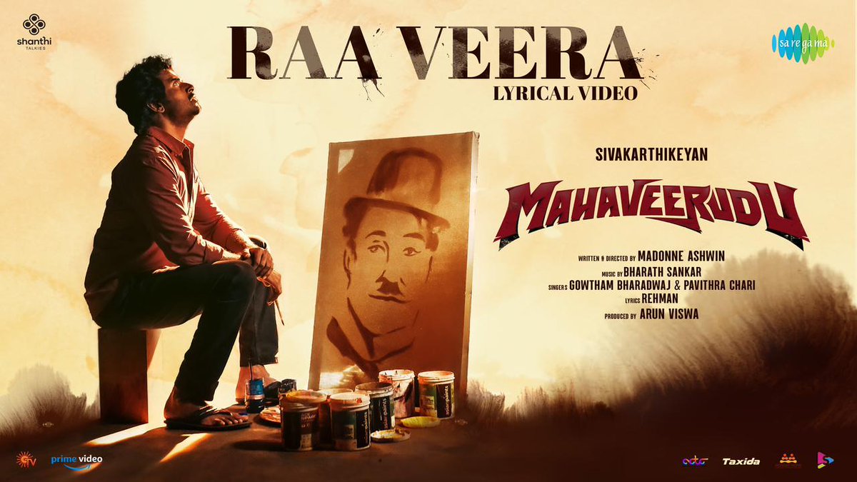 The Mesmerizing #RaaVeera from @Siva_Kartikeyan 's #Mahaveerudu Out Now ! ▶️ youtu.be/VxOnxT3TxcQ 🎙️@gowthambharadwj @pavithra_chari 🎹#BharathSankar 📝@LyricistRahman #MahaveeruduThirdSingle #MahaveeruduFromTomorrow #DhairiyameJeyam 🎬 @madonneashwin