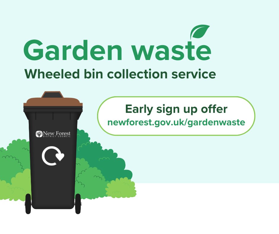 New Forest District Council on Twitter "Garden waste new service