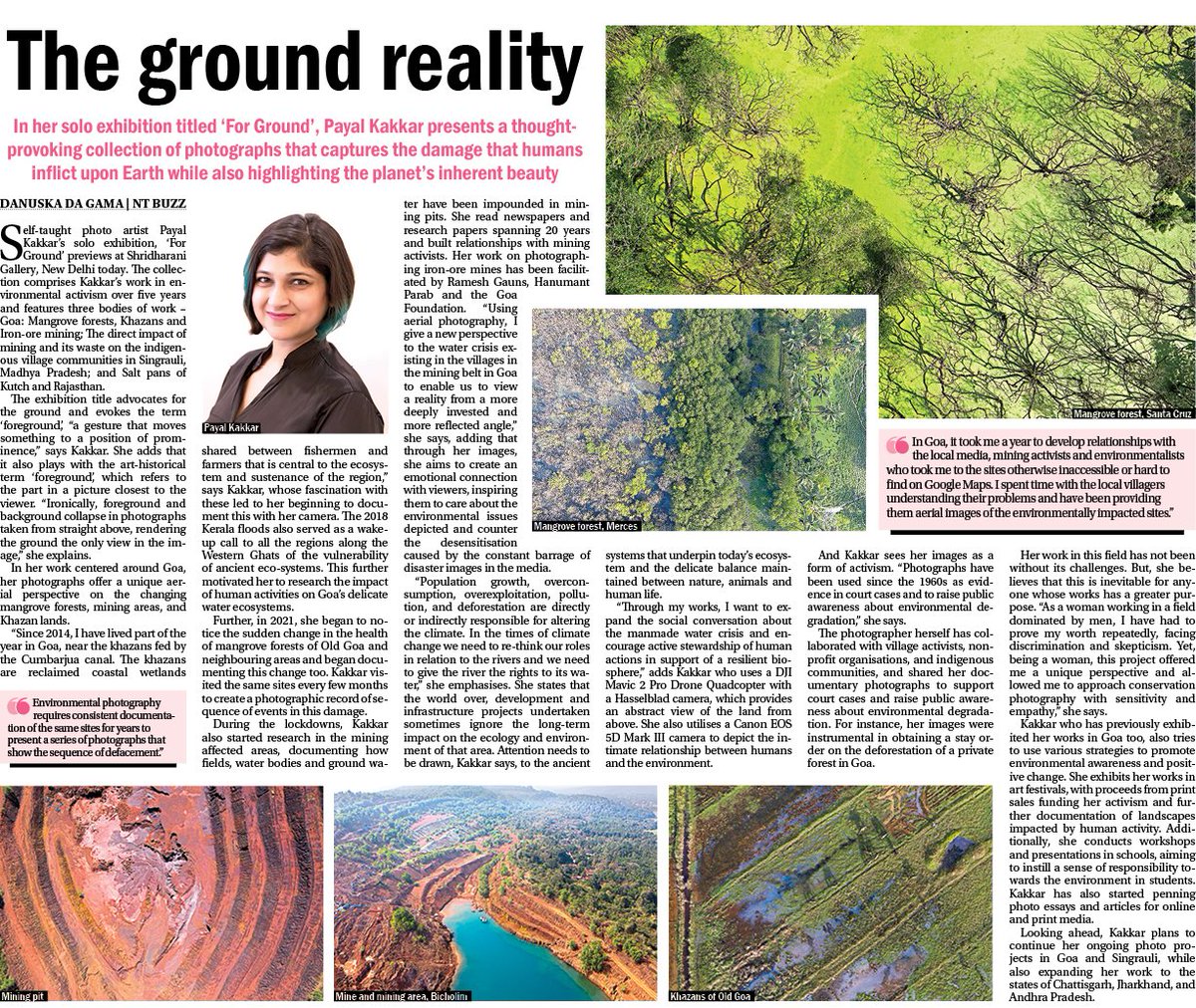 danuska1212's tweet image. Understanding the reality on ground in three states, including #Goa about man made destruction of the #environment and how it's effects affect humans and the environment. #forground @Navhind_Times