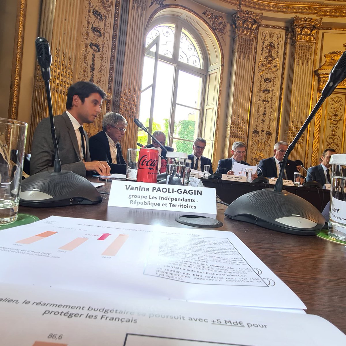 GaginPaoli's tweet photo. Merci à @GabrielAttal d’avoir organisé les #DialoguesDeBercy. 

Le désendettement est une urgence nationale qui impose des mesures courageuses. Cette ambition doit être partagée.

RV à l’automne pour passer aux choses sérieuses ! 💪 #PLF2024 https://t.co/Qcr4QNtlCg