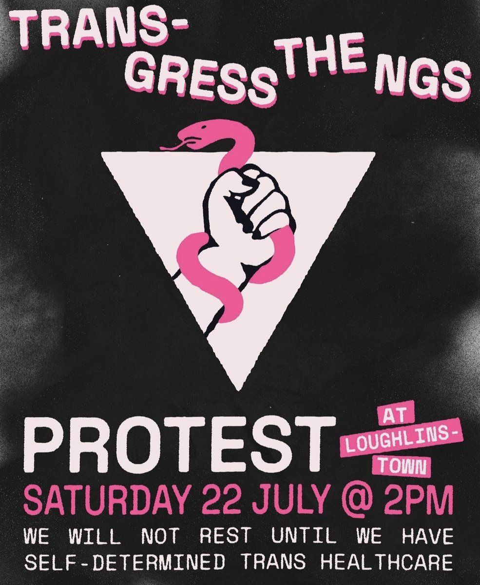 Why cis allies MUST join us next Saturday: Trans people currently on the 10 year waitlist who speak out publicly against the national gender service will be DENIED care. It isn’t until they hand you a prescription that you are actually a patient. We need your solidarity!