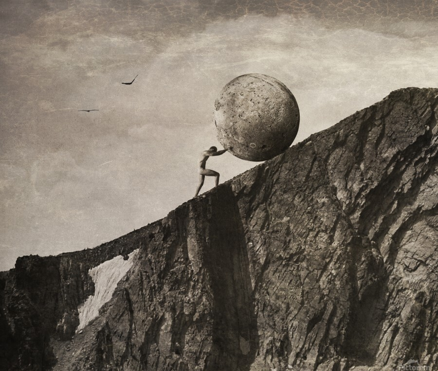 DylanoA4's tweet photo. One must imagine Sisyphus happy.

— Albert Camus