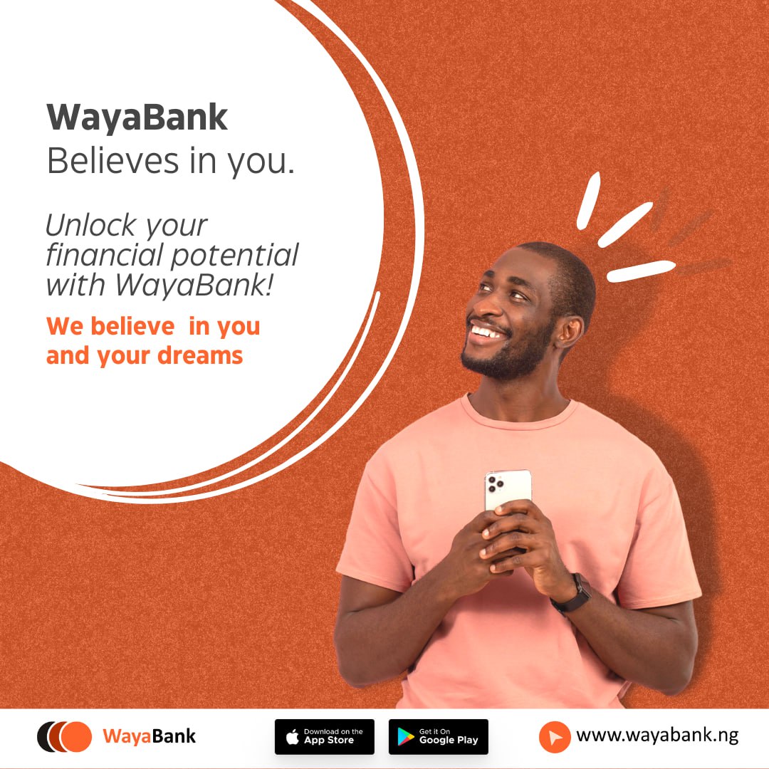 WayabankNg's tweet photo. Let us guide you towards a brighter financial future.. Start your financial journey with WayaBank!!!
.
.
.
#wayabank #finance #financialservices #financialfreedom #digitalbank #fintech https://t.co/wDTTkvSS1X