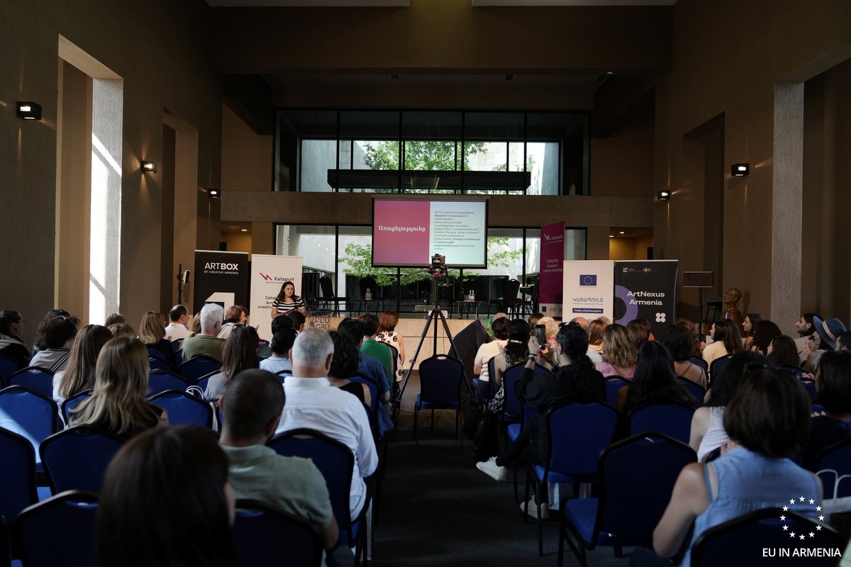 EU_Armenia's tweet image. 🇪🇺🇦🇲An event “AGBU KATAPULT: A YEAR IN REVIEW”  was organised to celebrate the first anniversary of the #Katapult project, implemented by @AGBUarmenia in partnership with @creative_arm. 👉shorturl.at/ckxX7