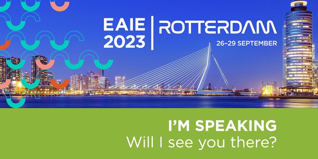 Do you want to know more about #Inclusive #Comprehensive #Internationalisation (ICI)? And more importantly: how to implement it at your institution? Join our session (9.05) at @TheEAIE Conference in Rotterdam! It will be on Friday Sept 29 at 9:00. See you there? #ici #EAIE2023