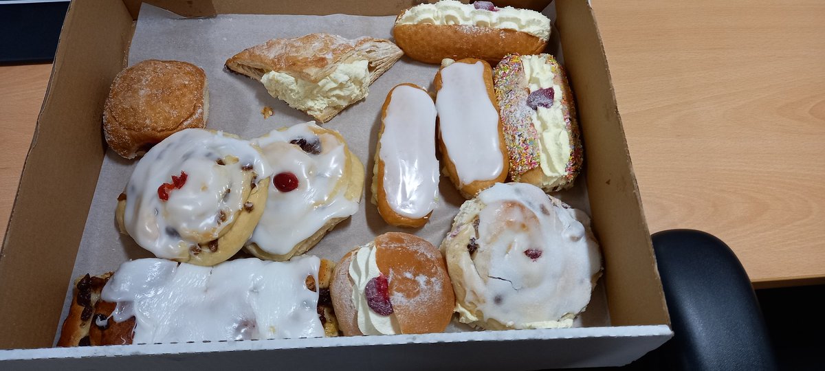 When the team need cake....I get them cake! #boostmorale #workinghard 😋😋😋