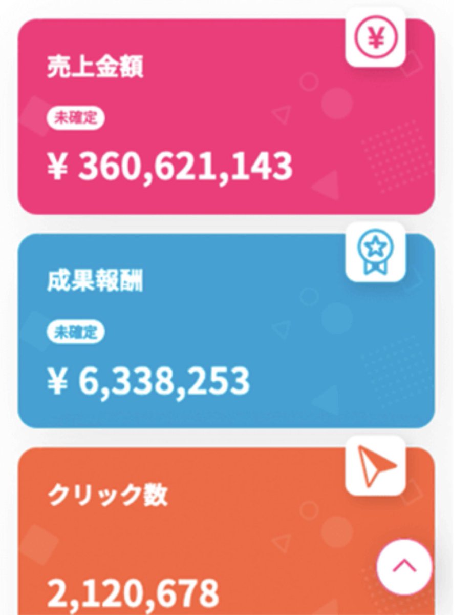 yuri_room_'s tweet photo. 楽天アフィリエイトからメールが来て、新しくなりました！って画像が添付されてたけど、これいったいどういう想定の見本なの😱

実際にここまでの人いるってこと？？💦 https://t.co/lAnMGGywit