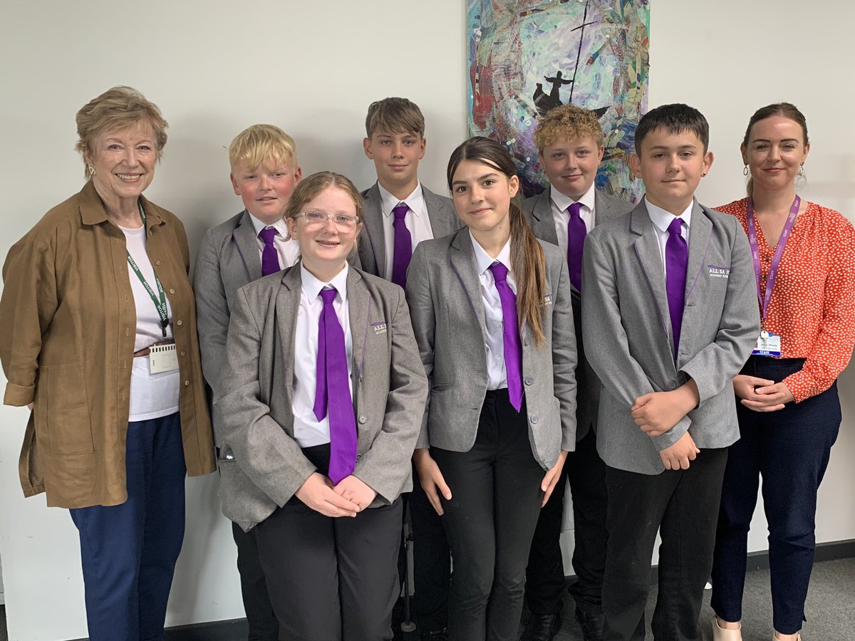 CofEDevon's tweet photo. “We need a bishop who is present in our community and listening to us… someone who is an ally, a neighbour and our champion.” It was great to be  @AllSaintsPlym this week hearing the views of pupils, staff, chaplains and clergy for our latest #bishop4devon consultation. https://t.co/gAE9IXtBLi