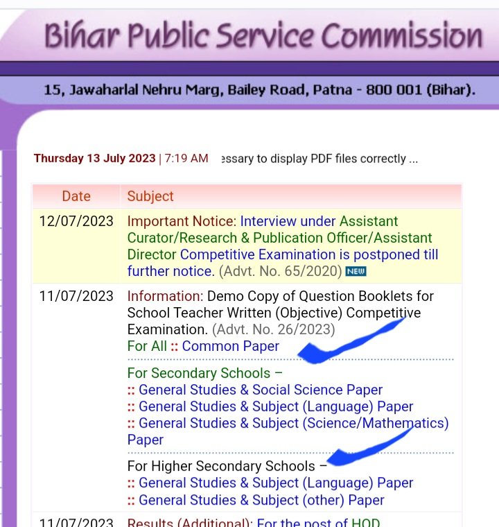 1-5 वाले अब कहाँ सो गए?? 
कम से कम एक Twit करके डिमांड तो रखो... 
Secondary और Higher secondary का #exam_pattern जारी हो गया, लेकिन primary का क्यों नहीं जारी हुआ??? 
<a href="/subhash76898991/">Subhash Kumar Jha</a> <a href="/UtamKum07377987/">Uttam Kumar</a> <a href="/Rahulbihariii/">Rahul Bihari 🇮🇳</a> @SaritaS59011179  <a href="/hindustaniji/">hindustani</a> 
<a href="/ShikshaBihar/">Education Bihar शिक्षा बिहार🇮🇳</a> <a href="/atulpmail/">Atul Prasad</a>