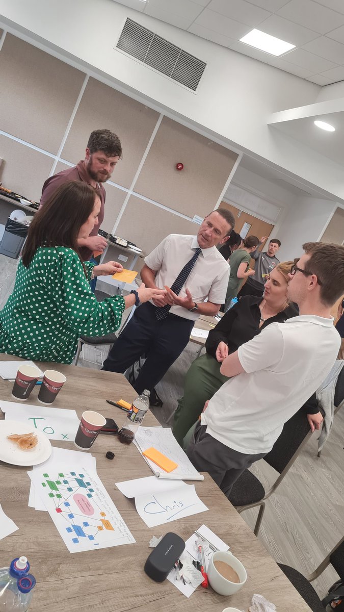 Curating opportunities for self organising networks to emerge is a joy. Fascinating to be part of it. Amazed by the progress made by #Blackpool colleagues the last 2 days.

#highways #health #3rdsector #council #sports #youthjustice #leisure all invovled. <a href="/miova_uk/">Miova</a>