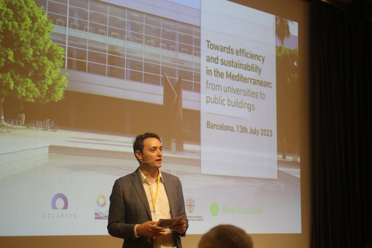 🗣️Starting the dissemination of the results of the <a href="/MedEcoSuRe/">MedEcoSuRe_ENICBCMed</a> project (Mediterranean University as a Catalyst for Eco-Sustainable Renovation) #TESMed #Sustainability #energy #efficiency