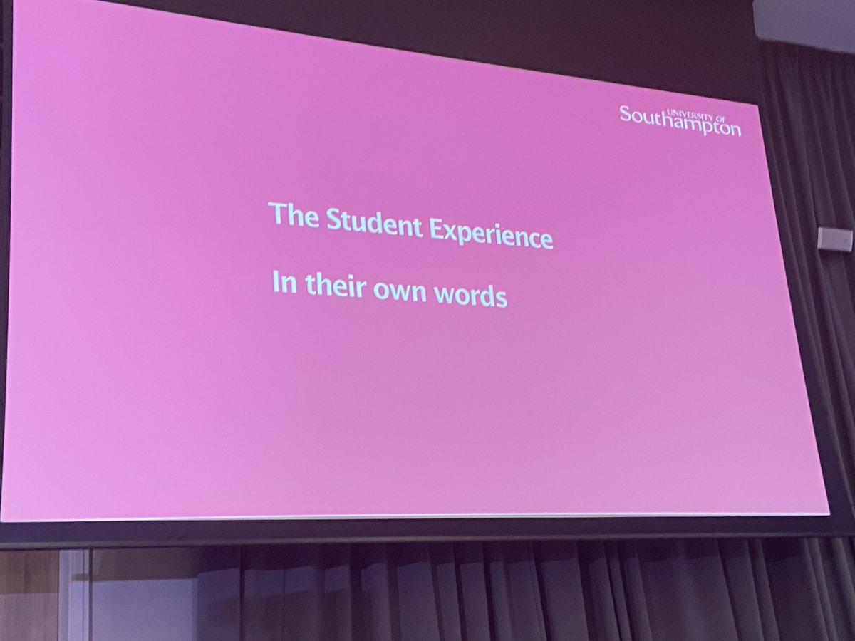 Megan_EL_Brown's tweet photo. Prof Sally Curtis sharing the stage with medical students, bringing qualitative research findings about the experience of widening participation students to life … engaging and powerful #ASME2023 https://t.co/fN74a7q13H