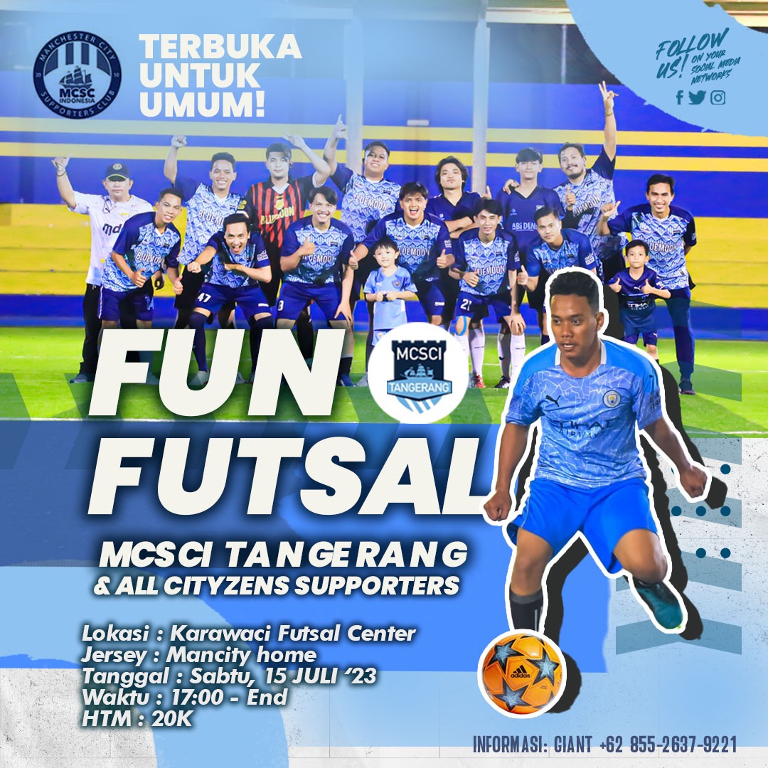 mcscitangerang's tweet photo. Maen bola kuuyyy 🤪
Langsung japri aja ke nomer yg tertera ya.
#SuperTangerang #funfutsal #mcscitangerang https://t.co/1jD9ol2J97