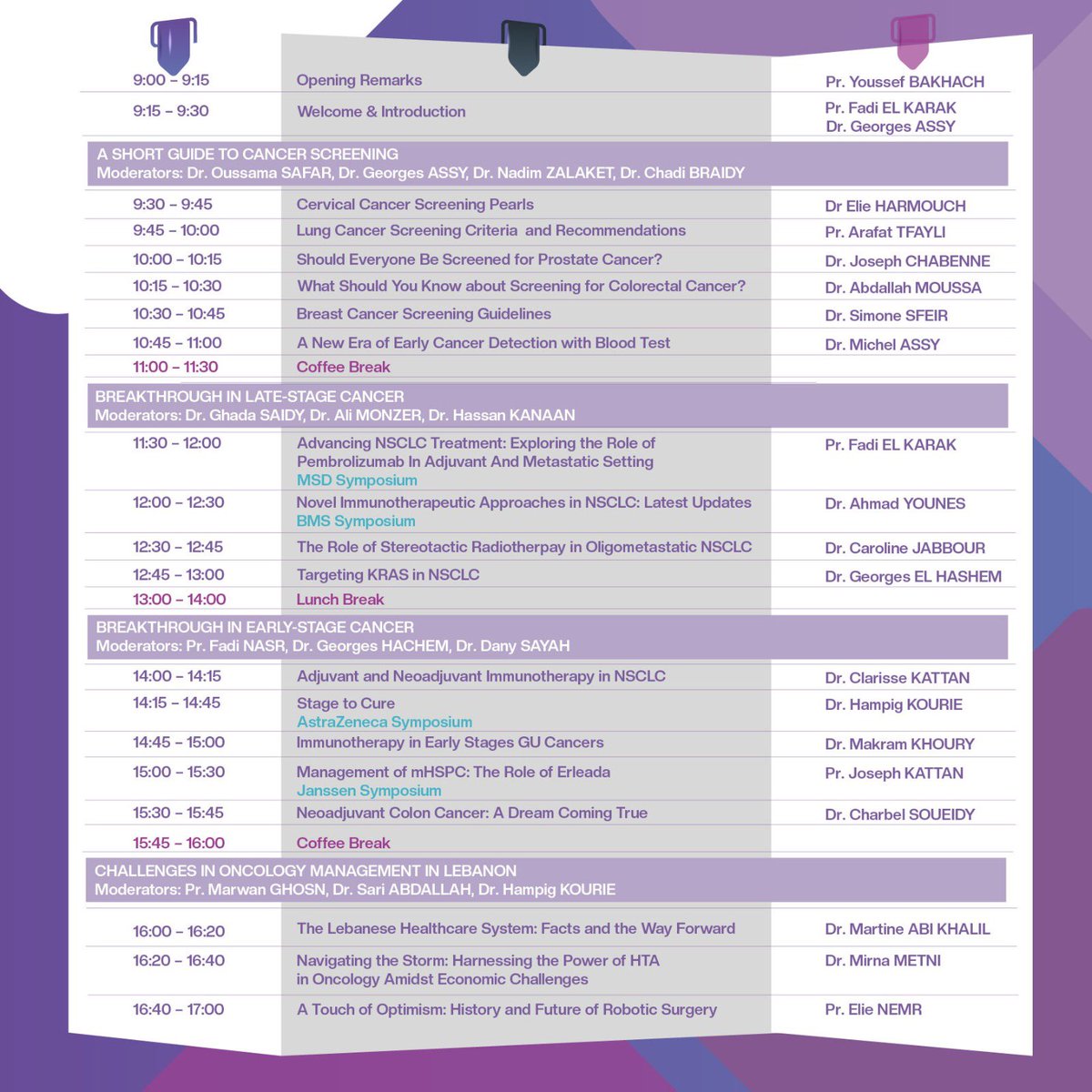 SciencePRO2012's tweet image. Join us for the 7th Bekaa Oncology Multidisciplinary Meeting of Saturday 22 July 2022 at Tel Chiha Hospital

Register Now‼️
🔗 sciencepro.me/7th-bekaa-onco…