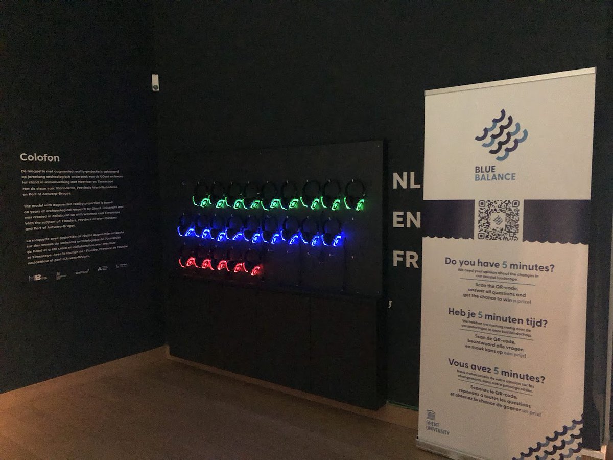 JanTrachet's tweet photo. Wat is jouw perceptie van kustverandering na het bekijken van de #AugmentedReality maquette @StadBrugge  @MuseaBrugge  of de #VirtualReality kijkers @hetzwin ? Onze #BlueBalance zomer #survey loopt vanaf nu! @UGentComWet @ArcheoUGent 
@epgroningen @BlauweCluster @MarineAtUGent https://t.co/YZuQtIZTAN