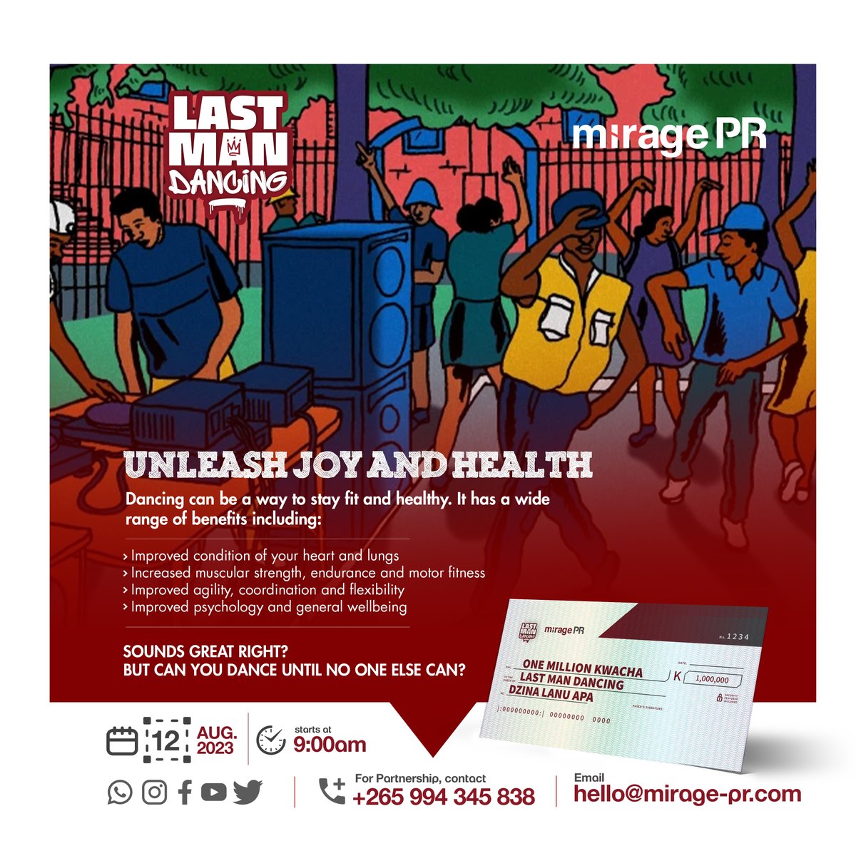 lastman_dancin's tweet photo. Laughter is the best medicine but did you know that dancing is even better? Pali ma health benefits angapo you can get from the activity. 📷📷#LastManDancing #ChallengeYourself https://t.co/kfofRleJrZ