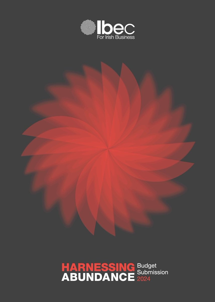 Our <a href="/ibec_irl/">Ibec</a> Budget Submission is out this morning. All about building state capacity, infrastructure delivery, adapting to changes in technology and climate, and making growth work for all. Link below to the full report: 

ibec.ie/-/media/docume…