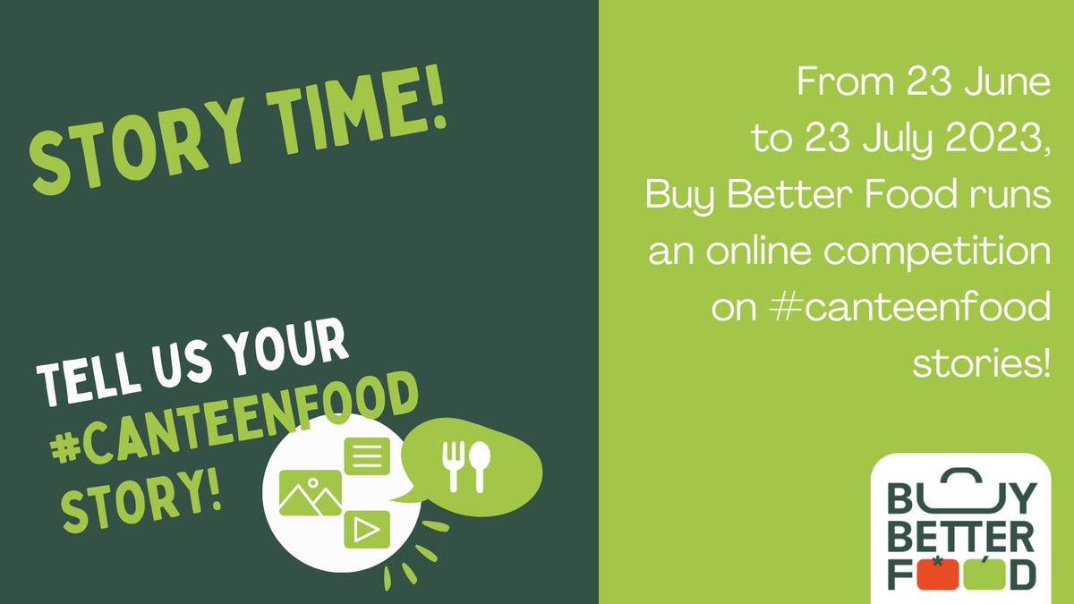 OrganicsEurope's tweet photo. .@buy_betterfood runs an online contest! 🏆
You can participate on LinkedIn/Instagram by telling your positive #CanteenFood story! 💬
Do you have an anecdote to share about break times w/ friends or #PublicMeals in hospitals, for instance? Then join in! 🤓https://t.co/dPtQcLRP0H https://t.co/nYZFi0xpVx