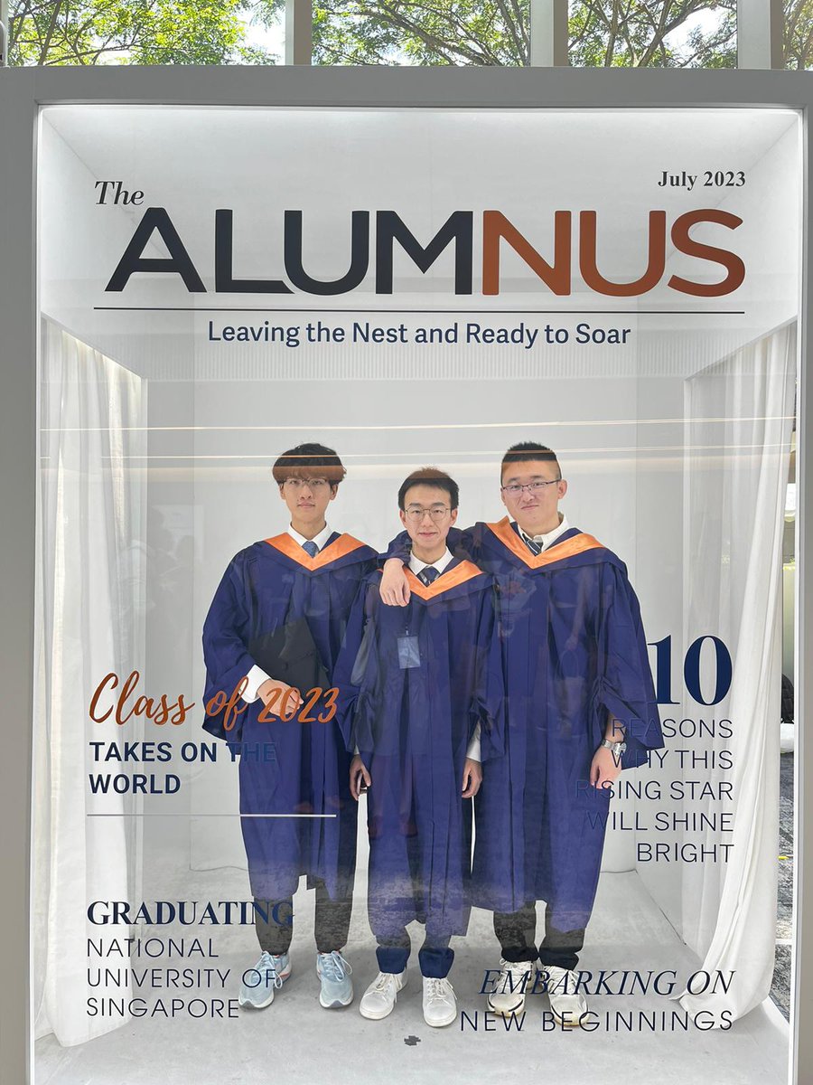 NUSComputing's tweet image. Hello everyone! 🎉
We're live at #NUS2023's 🎓 commencement for the School of Computing 💻.
You can also watch the #NUSComputing Commencement ceremonies live here 🌐: nus.edu.sg/commencement/w… on 13 July (C23, C24) 🗓️ and 14 July (C25, C26) 🗓️.