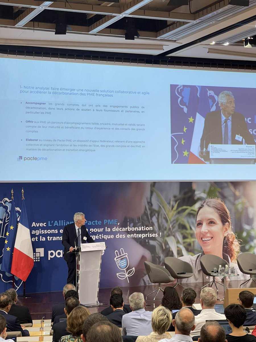 Philippe Luscan et François Perret annoncent la constitution de l’Alliance avec 7 GC: ADP, Bouygues Construction, EDF, Engie, Sanofi, Schneider Electric et Thales ! 3 400 PME seront accompagnées avec le soutien de 15 GC dont 7 qui ont déjà rejoint l’Alliance #AlliancePactePME