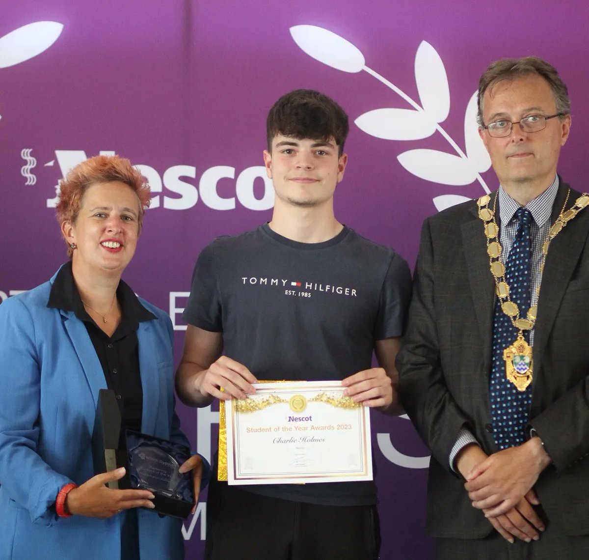 Nescot's tweet photo. Plastering is a professional skill in high demand for #building and #restoration projects. Our Student of the Year for #plastering, Charlie, "is well on the way to getting the skills for a successful career." https://t.co/cNYO2gVHzG https://t.co/5DigxzDgzA