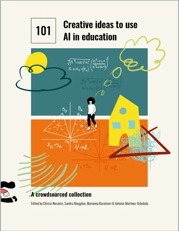 A crowdsourced open educational resource BY #creativeHE that includes 101 ways that #AI can be used in education 
buff.ly/3r1qB61