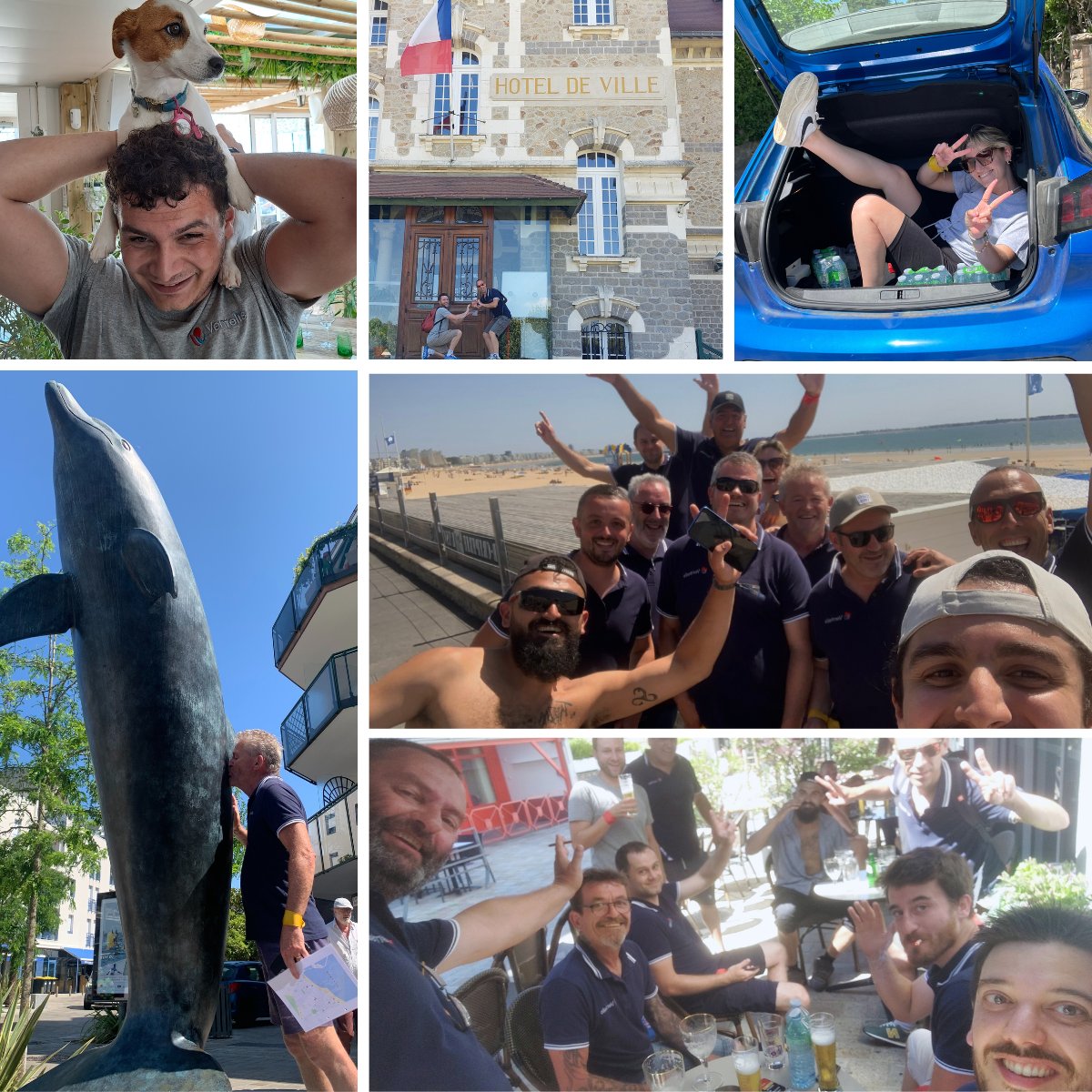 ventelis's tweet photo. #Séminaire #Ventelis 2023 💪🏼 Retour en images sur notre journée de #teambuilding : travail le matin, déjeuner à "La Petite Plage", #Olympiades FAST CHALLENGE l'après-midi. Félicitations aux Buses (🔴) et Vendeurs de Vent (🟡) 1ers ex-aequo ! Journée mémorable ! 🏆 #Cohésion https://t.co/ok5cOqDKnC
