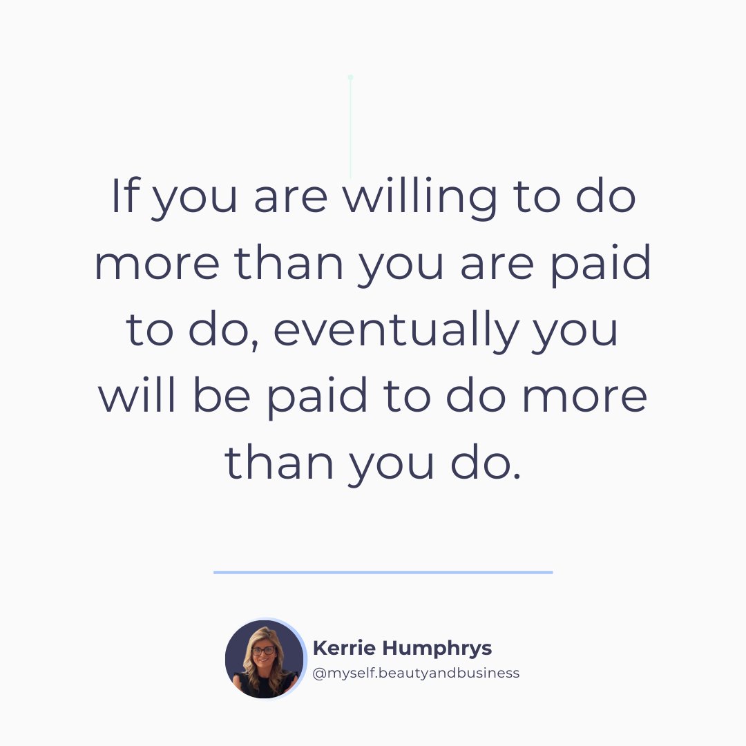 This is a basic truth to anything you do. Whatever your endeavor always provide more service than you get paid for and you will develop a reputation that will separate you from the rest.

#personalgrowthanddevelopment #growthmindset #success #entrepreneur #selfgrowthjourney