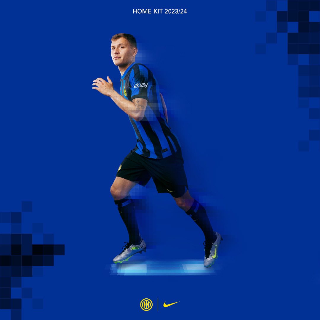 Inter_id's tweet photo. Jersi Resmi 2023/24 kami bersama @nikefootball 🖤💙

Paramount Plus akan menjadi Official Front Jersey Partner dan eBay akan berlanjut menjadi Sleeve Partner 🤝

#IMInter https://t.co/n58Mx7aiva