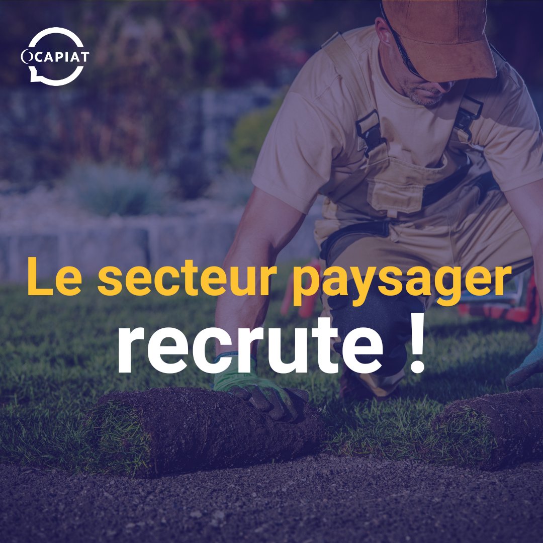[Recrutement]

En recherche de formation ?
🪴Le secteur paysager recrute de nombreux talents en BTS en alternance !

#recrutement #paysagiste #alternance #formation #bts #opco