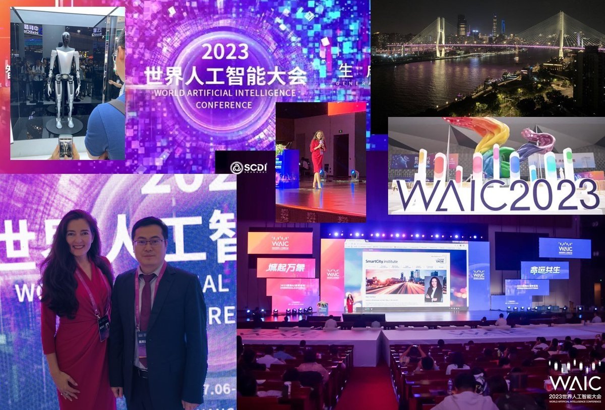 #China #Shanghai #WAIC2023 #InternationalAICityForum #Keynote #Etezadzadeh #SmartCityInstitute #SCMiG 
I had the opportunity and great honor to deliver the Keynote at the International AI City Forum as part of WAIC2023 and am delighted for the tremendously positive response.🩷