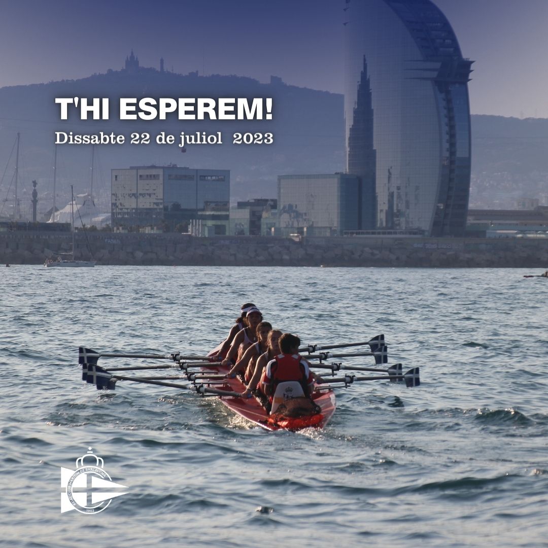 🚣🏽‍♀️La secció de rem del Marítim ja està enllestint tots els detalls de l'organització del VIII Open Internacional Barcelona Coastal i Campionat de Catalunya de Rem de Mar.

🙌🏻T'hi esperem!

𝐒𝐎𝐌 𝐃𝐄 𝐌𝐀𝐑, 𝐒𝐎𝐌 𝐃𝐄𝐋 𝐌𝐀𝐑𝐈́𝐓𝐈𝐌