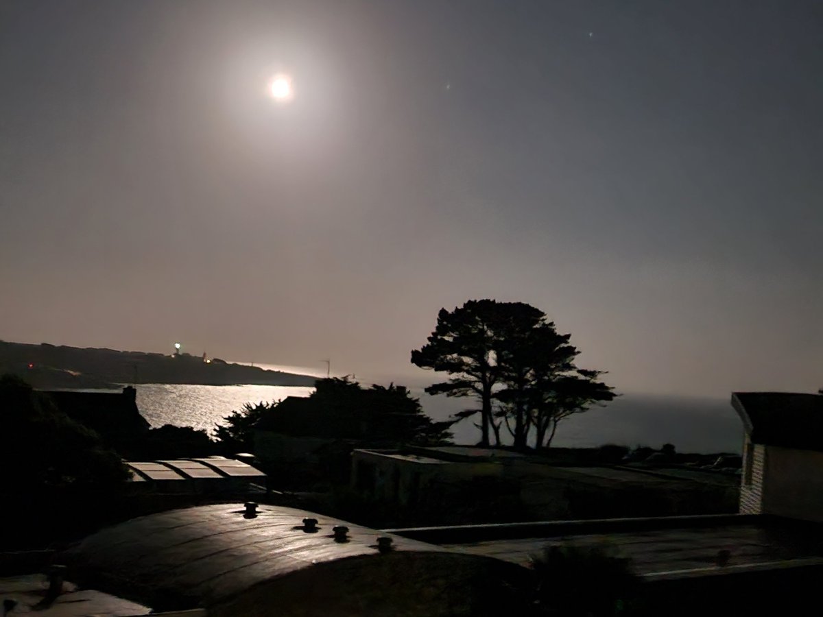Un clair de lune au Conquet.