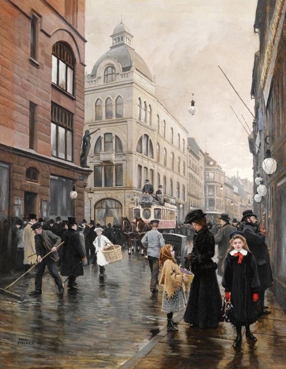 Danish artist Paul Gustav Fischer 1860-1934. #danishArt