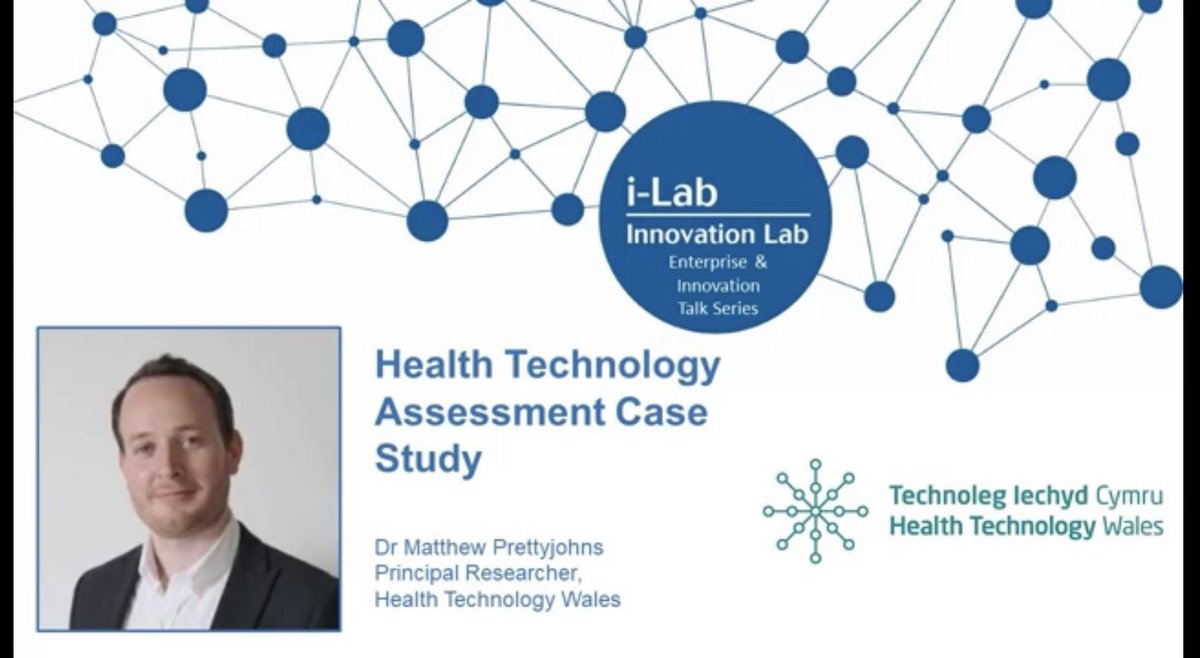 iLab Innovation Talks Series Episode 1: Health Technology Assessment by Dr Matthew Prettyjohns , Principal Researcher <a href="/HealthTechWales/">Health Technology Wales</a> 
Great insights into the Health Economics (HE) tools and techniques deployed by HTW
#iLab #ILA #Agor #Innovations 

👇
youtu.be/KD1hoooceJg