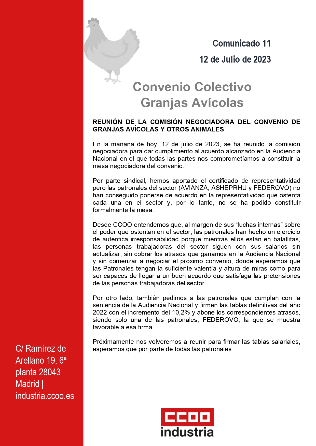 CCOO de Industria PactoIndustriaYA on Twitter 