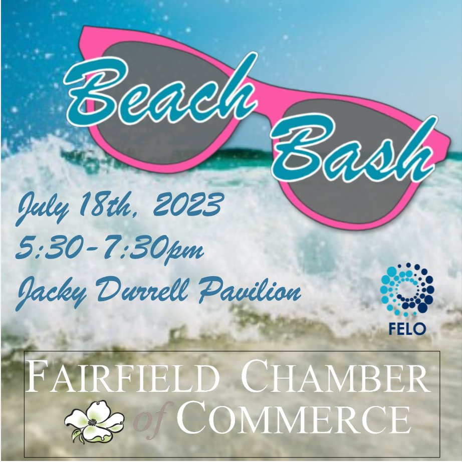 Fairfield Chamber &amp; FELO host Beach Bash July 18 bit.ly/3NO6D6E