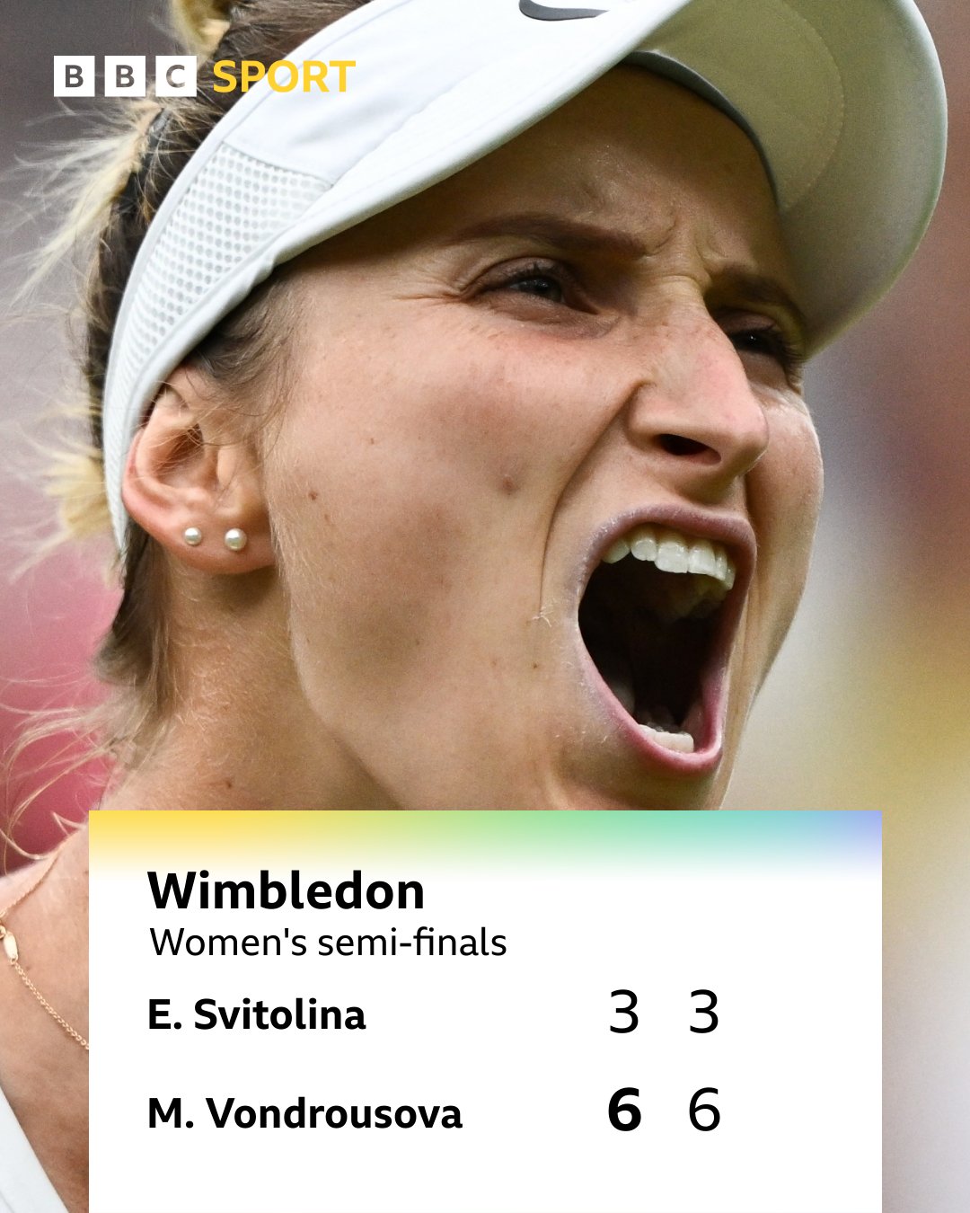 BBC Sport on Twitter "She's into her first Wimbledon final! 🤩 A