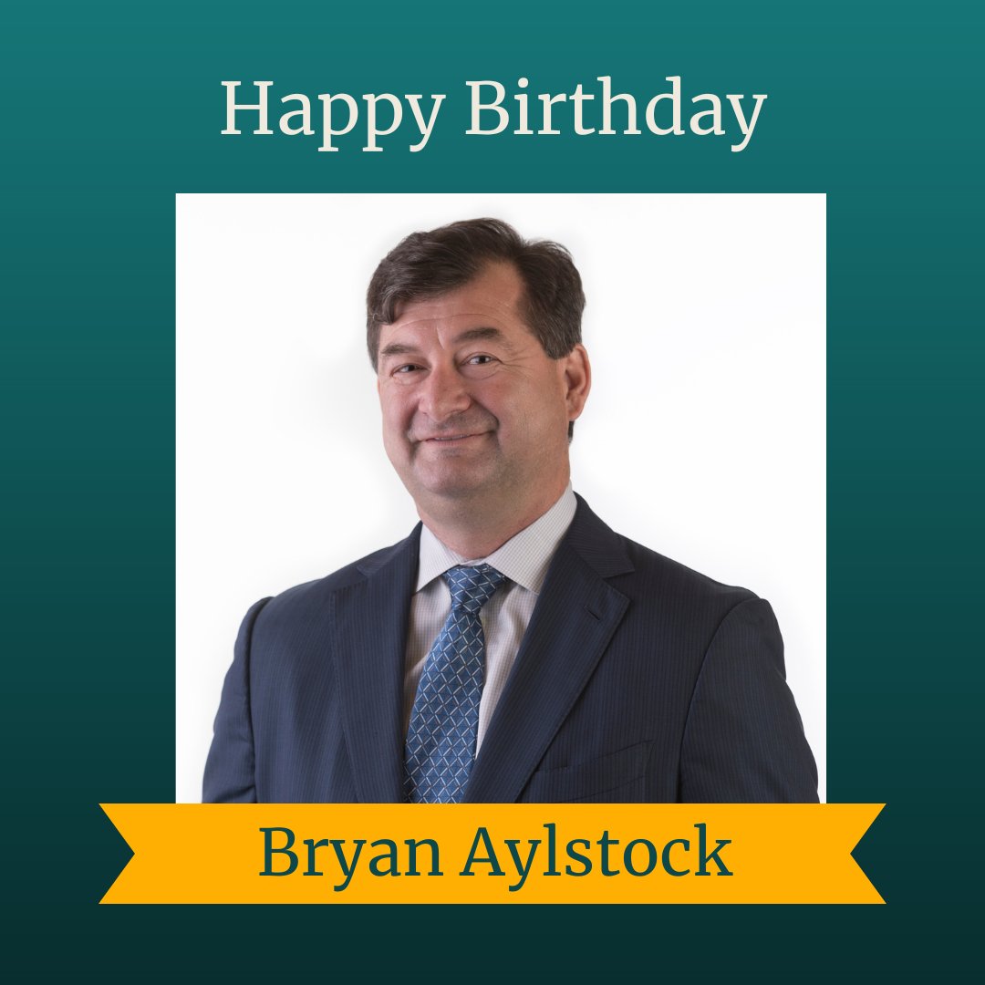 Happy Birthday to one of our Founding Partners, Bryan Aylstock! Have a fantastic day celebrating 🎊 🎂